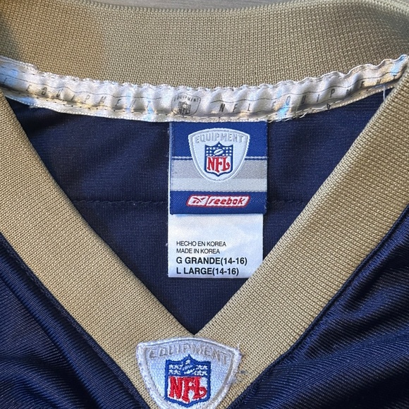 Vintage Marshall Faulk St. Louis Rams NFL Football Reebok Jersey - Picture 3 of 4